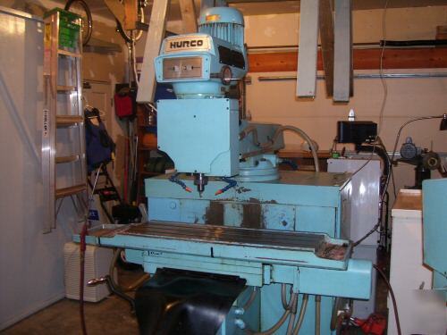 Hurco cnc mill, KMB1-m, kwikswitch,toolholders, working