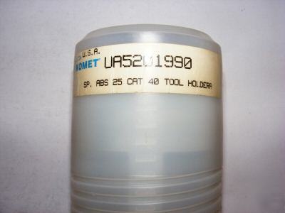 New komet abs 25 cat 40 tool holder in box 