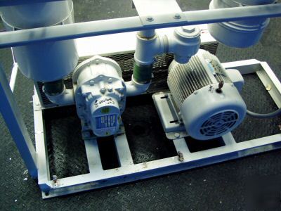 Novatec 5HP plastic vacuum conveying pump - used