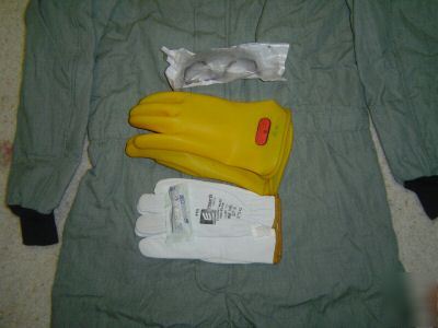Oberon arc flash 40 complete xl coverall suit kit
