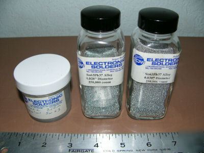 Solder spheres bga SN63PB37 .028