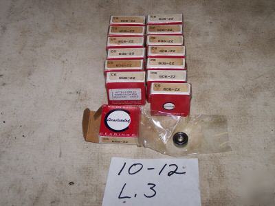 14 consolidated 606-zz deep groove ball bearings 