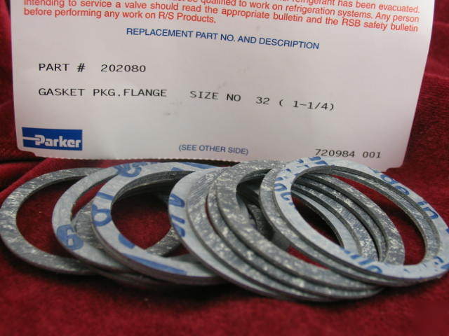 202080 parker (12) gasket pkg flange size # 32 1-1/4