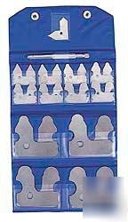 General 25 piece fillet & radius gage set 