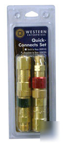Quick disconnect set (regulator to hose mounted style)