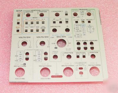 Tektronix tek 2445A / 2465A control panel faceplate