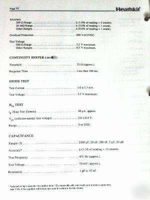Unbuilt heathkit im-2311 compact digital multimeter