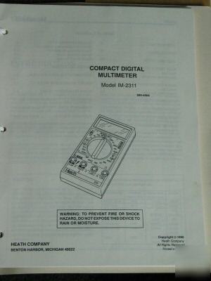 Unbuilt heathkit im-2311 compact digital multimeter