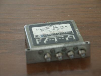 Hp/agilent 33312BCOAXIAL switch, 4 port (sma),DCTO18GHZ