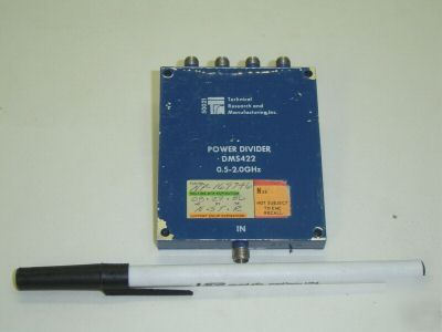 Microwave power divider DMS422 0.5 - 2GHZ tech research