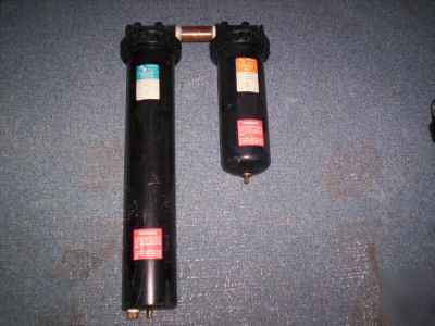 Hankison compressed air 2 filter set, 100 cfm, 1