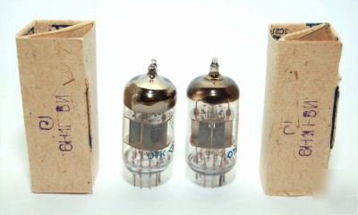 New 6N1P-vi / ECC88 / 6DJ8 triode tube. 50 boxed tubes