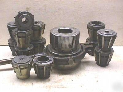 Pratt burnerd loo lathe collet closer 13 collets l oo