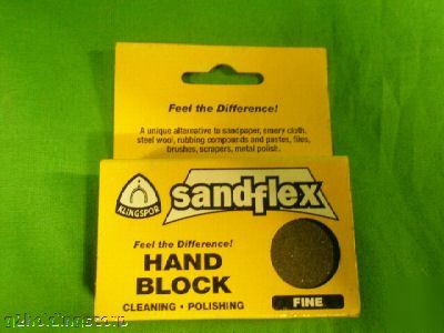 Sandflex hand block â€“ cleaning polishing â€“ fine