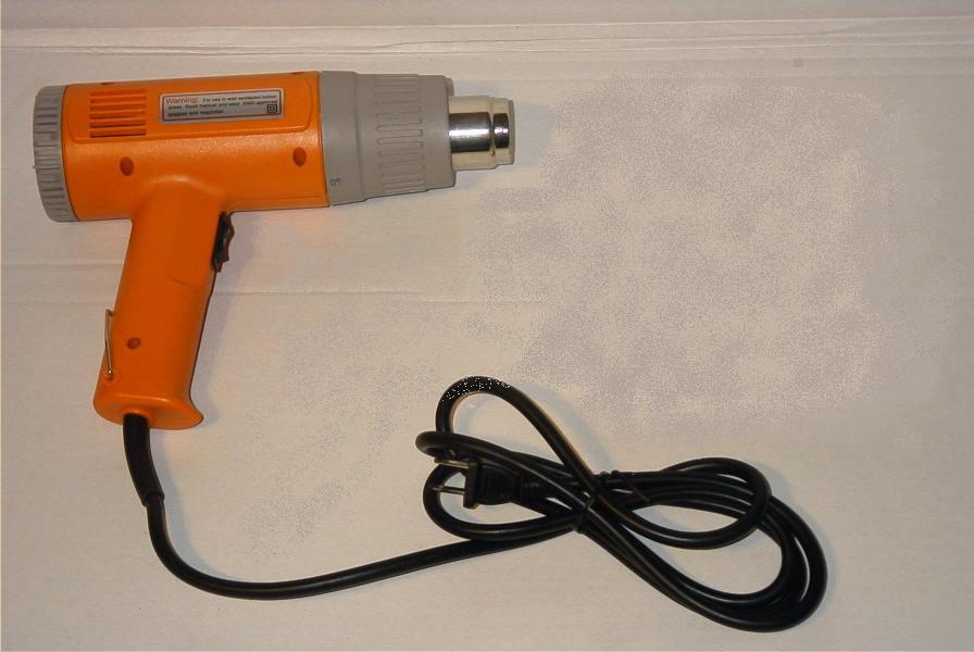 New heat gun 2 settings low & high 1500 watts