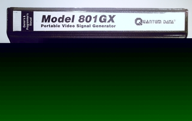Quantum data 801GX instruction/programmer's manual 801