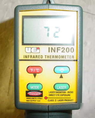 Uei INF200 infared thermometer w/ laser gun *n/r*