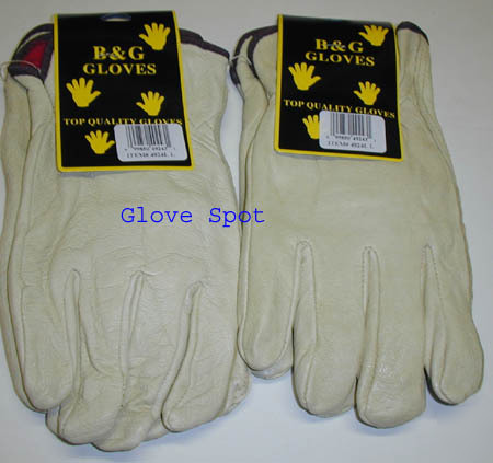 18 pr leather work gloves lined garden home large $180