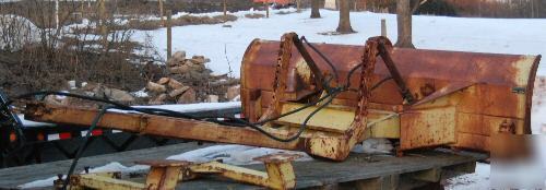 9' degleman blade tractor - massey ferguson, john deere