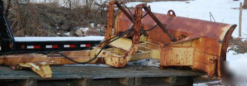 9' degleman blade tractor - massey ferguson, john deere