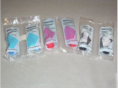 Chart recorder ink tektronix colorquick lot of 6 __C17