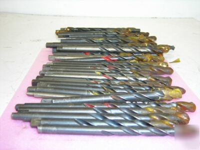 New lot of ly resharpened s/shank drills assorted sizes