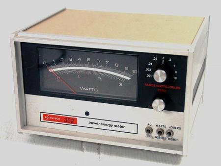 Scientech 362 benchtop watts/joules power energy meter 