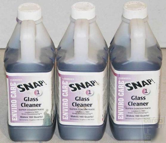 Snap 1 enviro care glass cleaner concentrate lot of 3