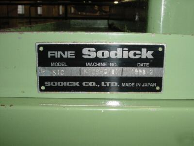 Sodick - K1C small hole edm drill