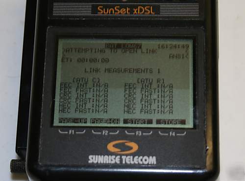 Sunrise telecom sunset xdsl w/ adsl-atu-r module dsl