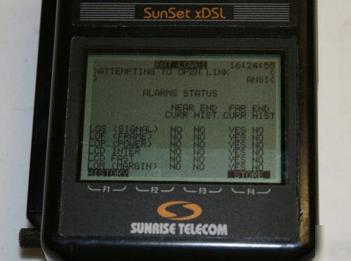 Sunrise telecom sunset xdsl w/ adsl-atu-r module dsl