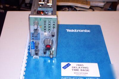 Tektronix 7B85 delaying time base module wmanual 