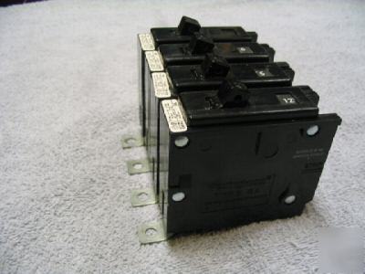 4 westinghouse 20 & 30 amp 1 pole ba circuit breakers
