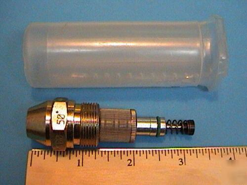 Boiler system fuel nozzle 50 deg semi solid spray cone 
