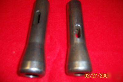 BridgeportÃ‚Â® R8 collets 2 for moorse taper no 1-2 used 