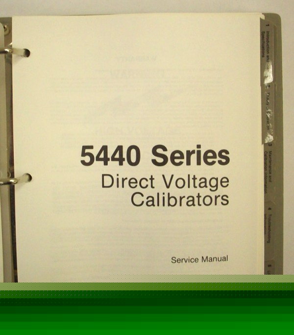 Fluke 5440 series service manual - $5 shipping 