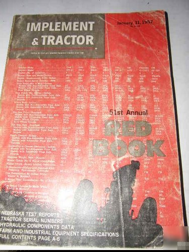 Implement & tractor red book 1967 power farm equipment