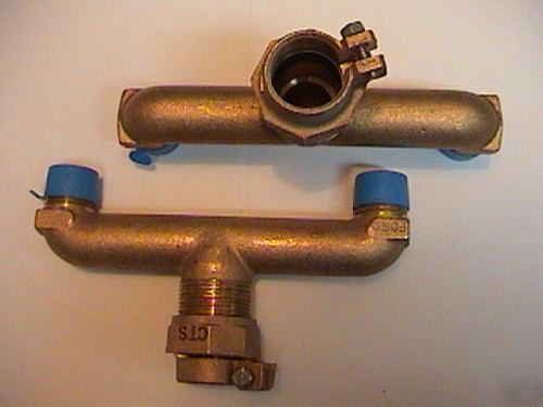 Lot of 2 ford U48-43-65 branch piece 6 1/2