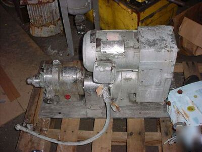 1 inch ss sani displacement pump waukesha vari speed