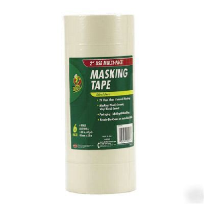 DuckÃ‚Â® brand masking tape - 2 in x 60 yd. - 6 pk. 