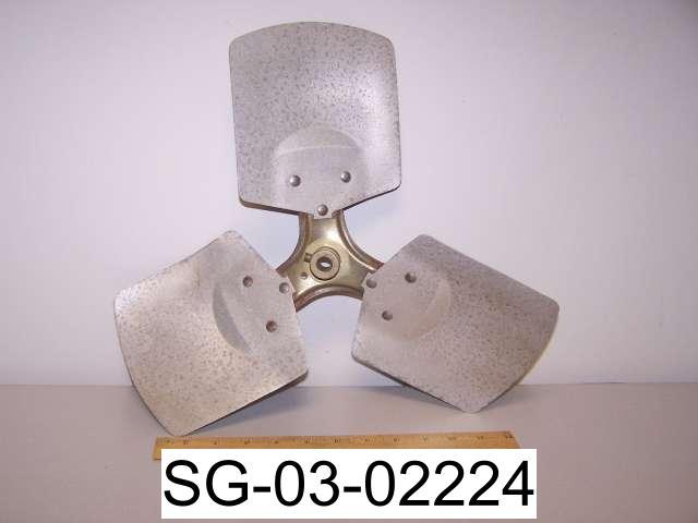 Galvanized fan blade replacement propeller 3 x 7