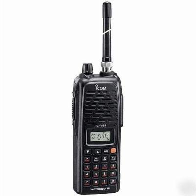 Icom ic V82 vhf handheld two way radio ICV82 icv 82