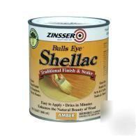 Lot of four quarts of zinsser bulls eye shellac 