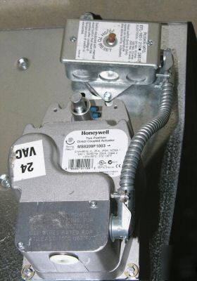 2 johnson fire smoke damper fs-1630 honeywell actuator