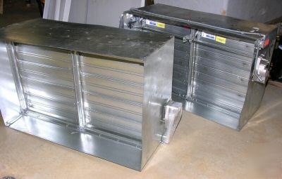 2 johnson fire smoke damper fs-1630 honeywell actuator