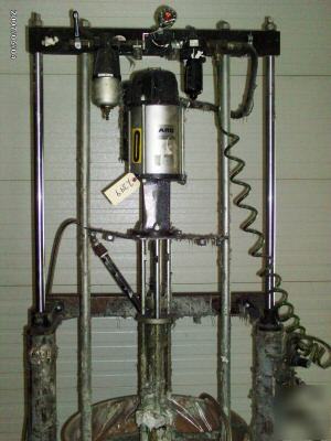 Aro-pneumatic pump barrel stand-sealant,air, graco drum
