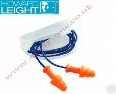 Howard leight reusable smartfit corded ear plugs & case