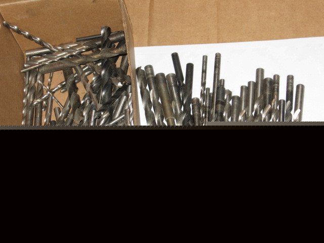 Mixed lot OF120 hss hs carbide titanium drill bits
