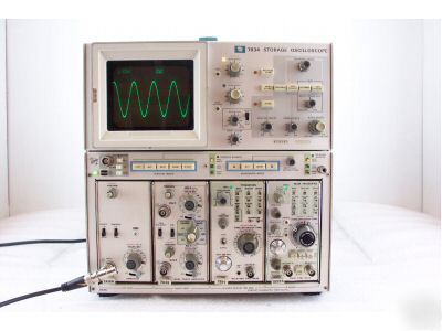 Tektronix 7834 oscilloscope 7A16A 7A26 7B92A 7B71 OPT02