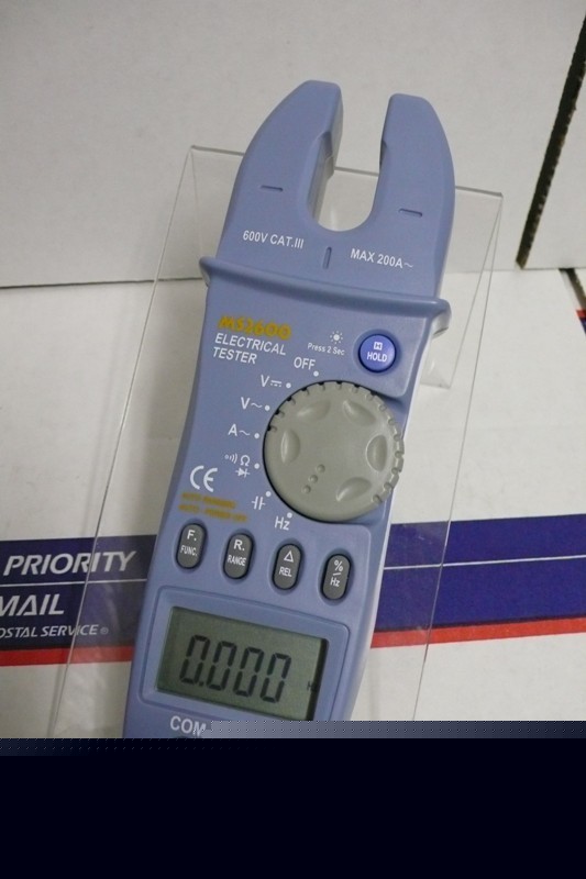New open jaw 200A digital clamp meter mastech MS2600